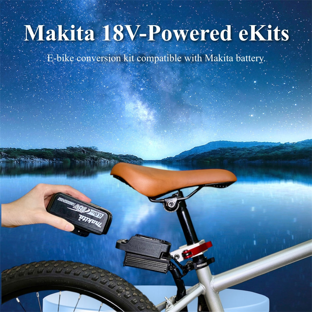 Makita 18V Powered e-Bike Conversion Hub Motor Kit. PAS Type