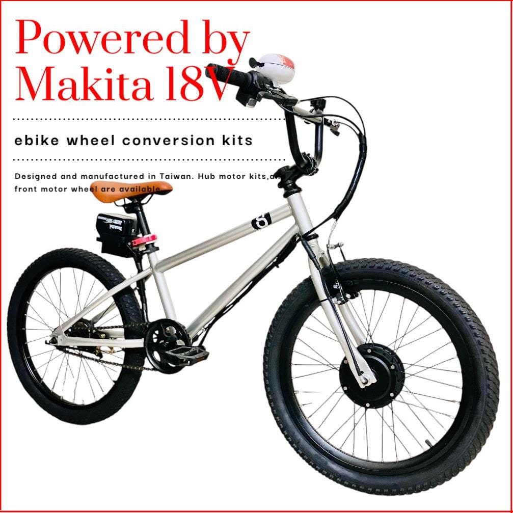 26inch Front Motor Wheel Set. Makita 18V Powered e-Bike Conversion kit.